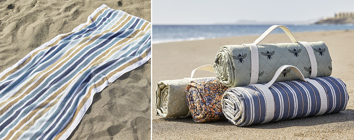 Toalla de playa y mantas impermeables para picnic en la playa