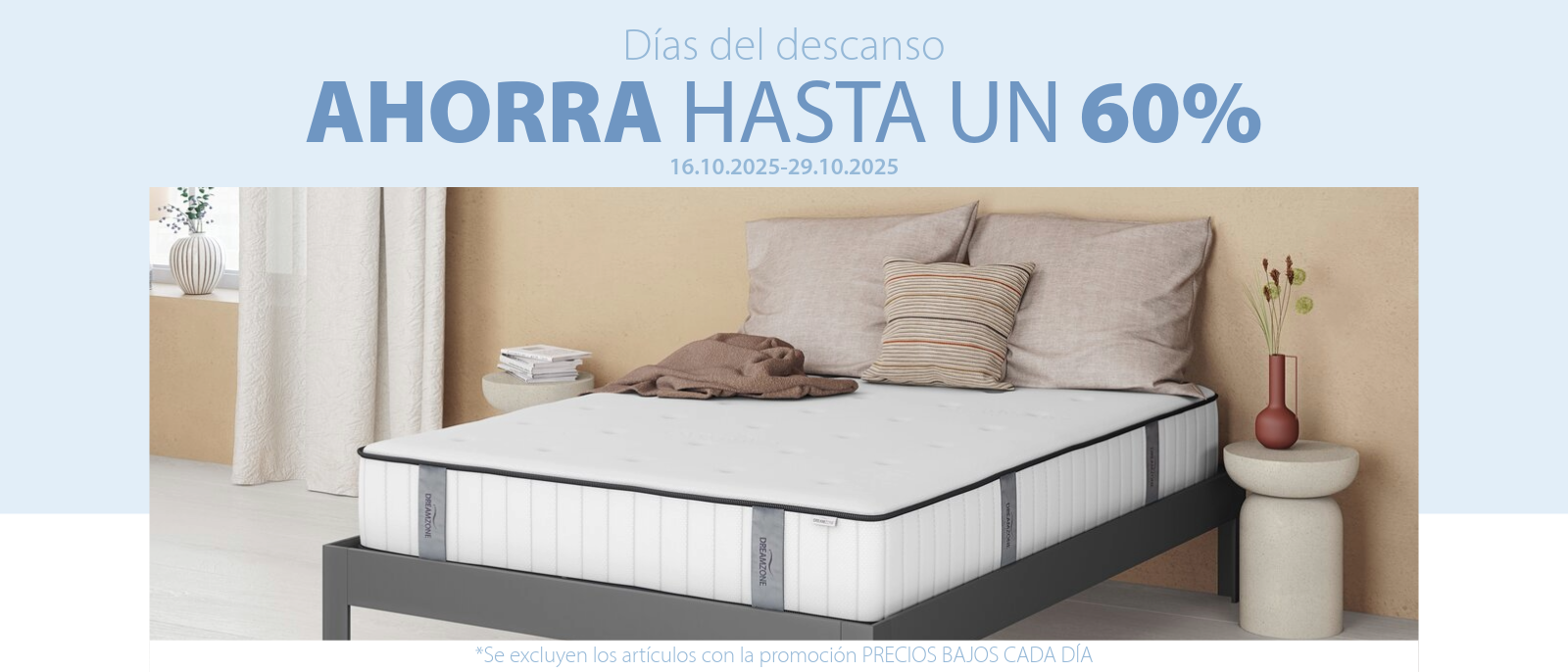 Días del descanso en JYSK