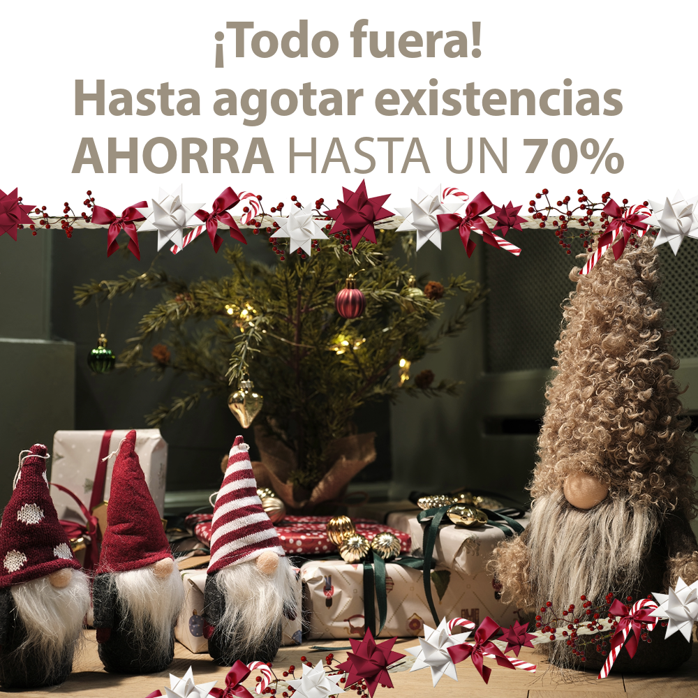 Todo fuera hasta agotar existencias 